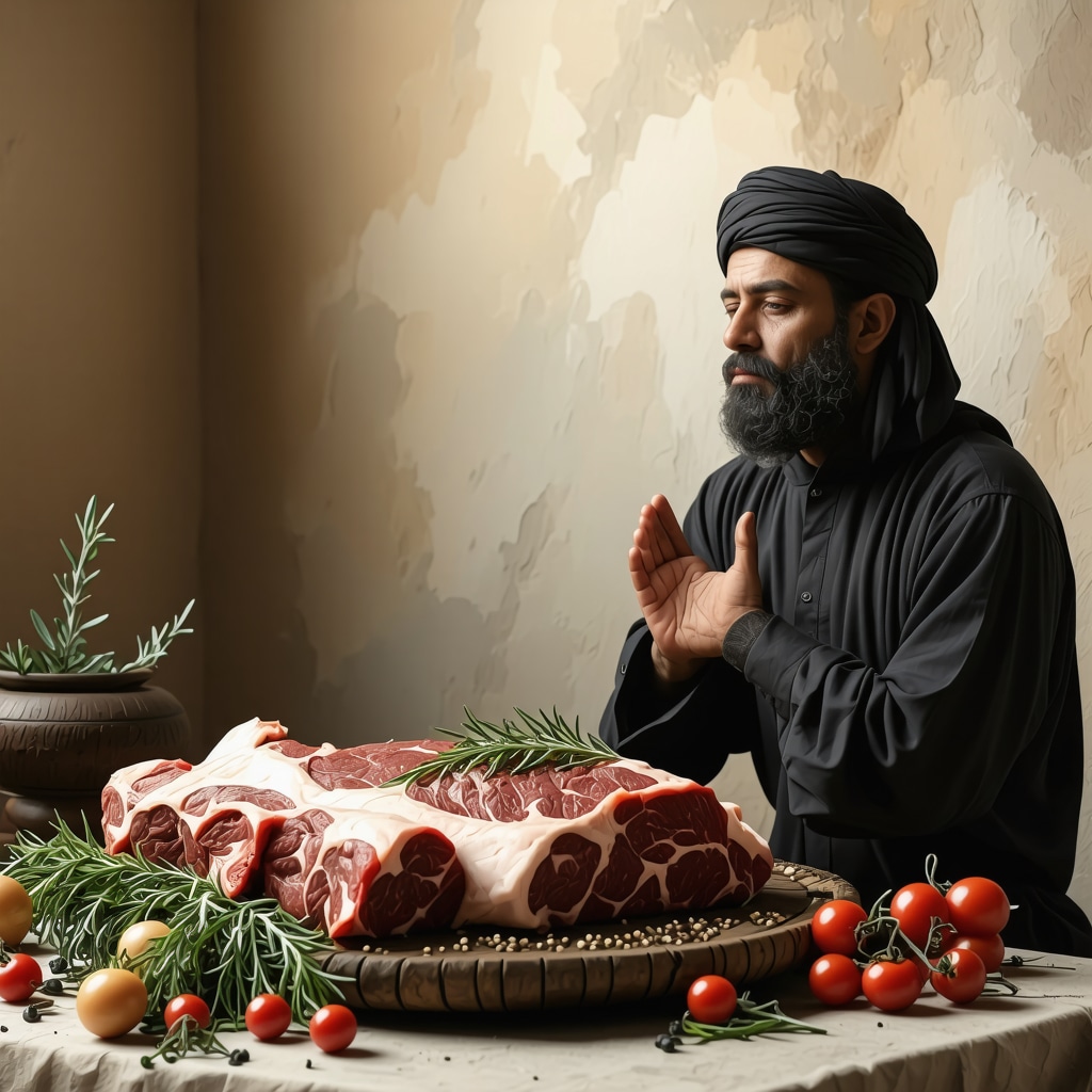Interpretación de soñar con carne en el Islam: Mensajes y consejos