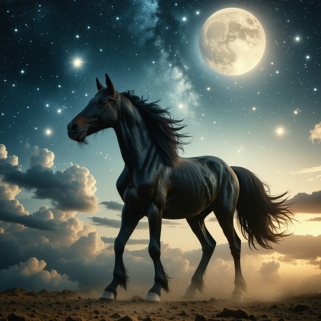Significado de soñar con un caballo negro según el Islam