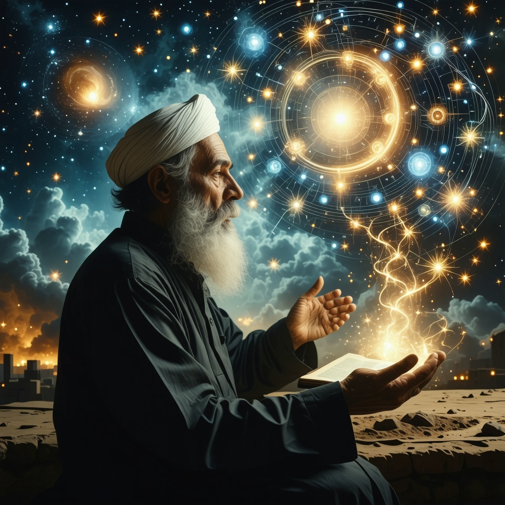 Islamic scholar studying dreams and symbols