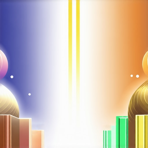 Symbolic representation of wealth and spirituality in Islam, illustrating balance and divine connection
