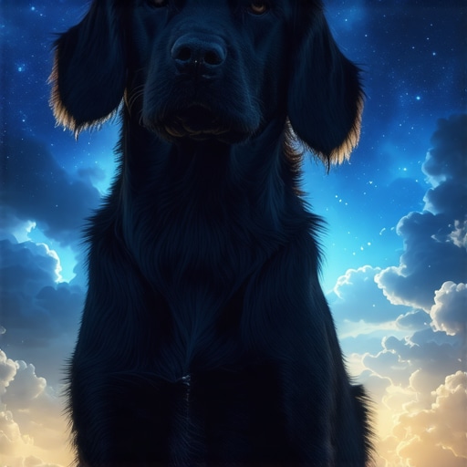 Mystical symbols representing dreams with dogs in Islamic spirituality