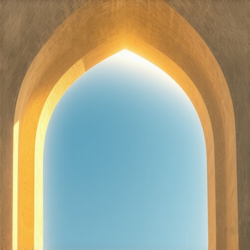 A glowing arch symbolizing divine protection in a dream
