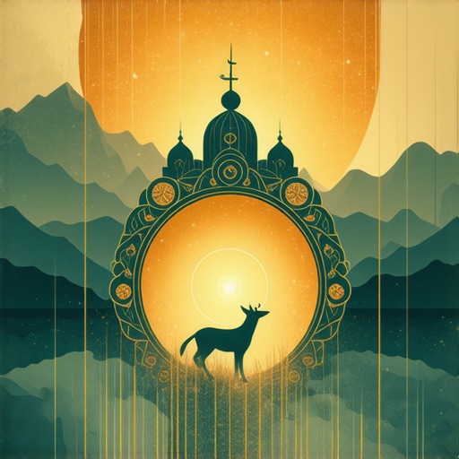 Islamic dream interpretation symbols with animals and spiritual motifs
