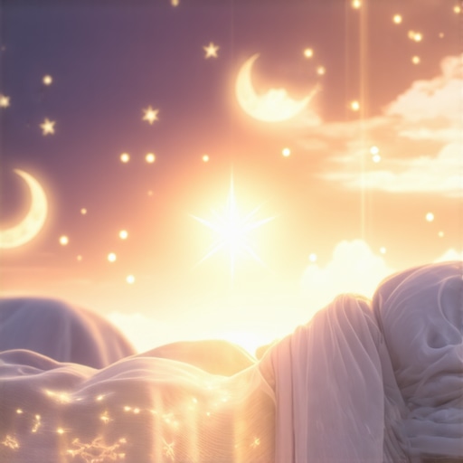Islamic dream interpretation scene illustrating a baby symbol in a dream