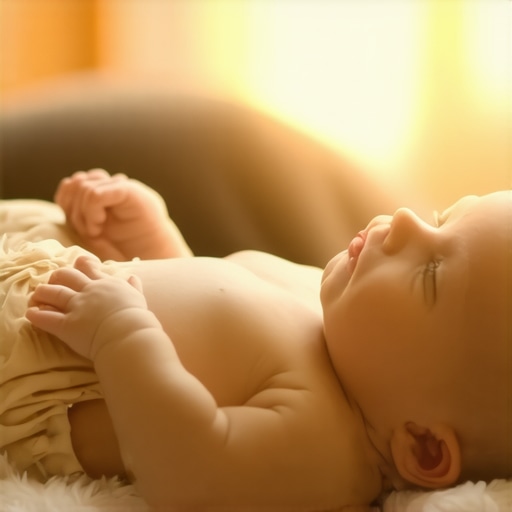 Illustration of a baby in a divine light symbolizing hope in Islamic dreams