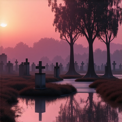 Islamic interpretation of dreaming about cemetery with peaceful surroundings