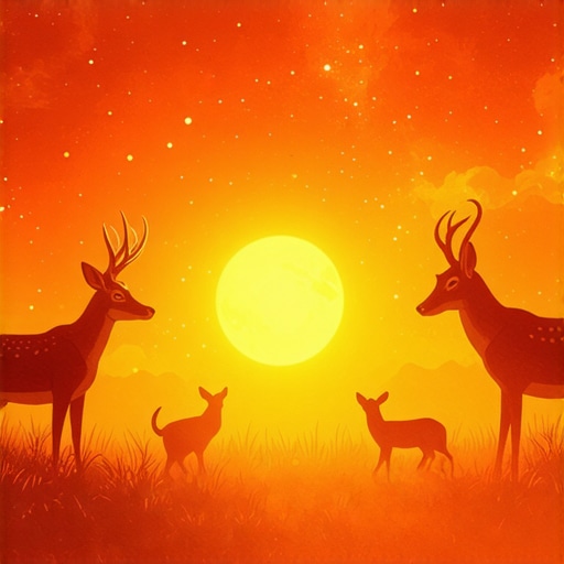 Animales en sueños con simbolismo islámico en un entorno espiritual