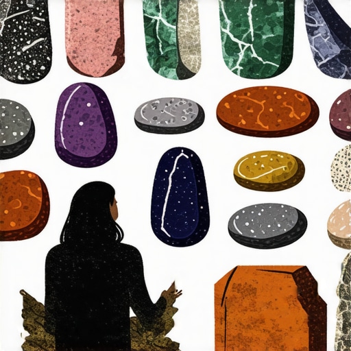 Reflexión sobre símbolos en sueños con piedras en el Islam Persona meditativa analizando símbolos de piedras en sueños en un entorno espiritual