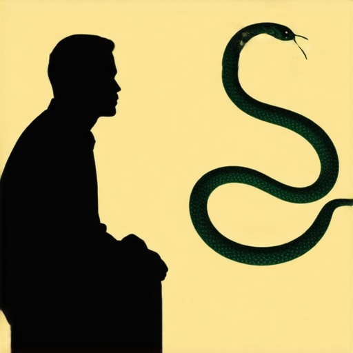 Persona reflexionando sobre un sueño con serpiente en contexto islámico
