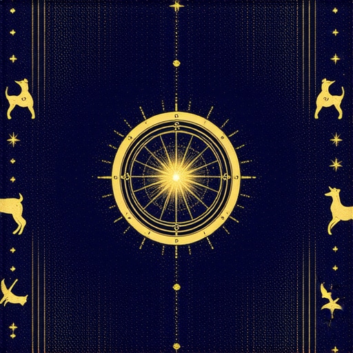 Dream interpretation in Islam with symbols of dogs Islamic dream interpretation scene with symbols of dogs and spiritual motifs