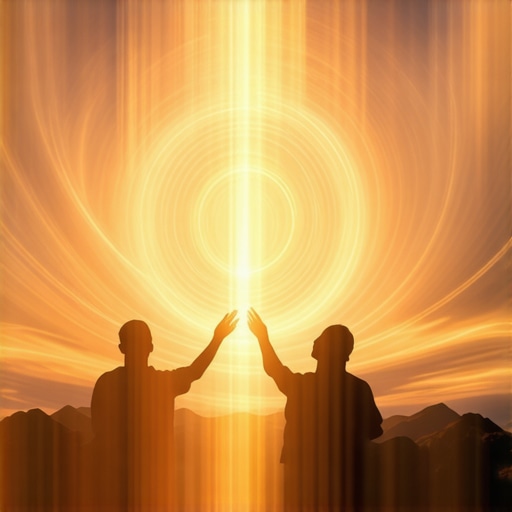 Deep Spiritual Dream Interpretation Illustration of divine symbols in a peaceful family dream