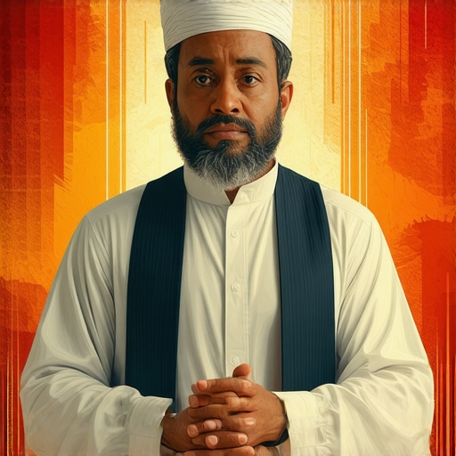 Islamic scholar analyzing dreams about death with spiritual symbols