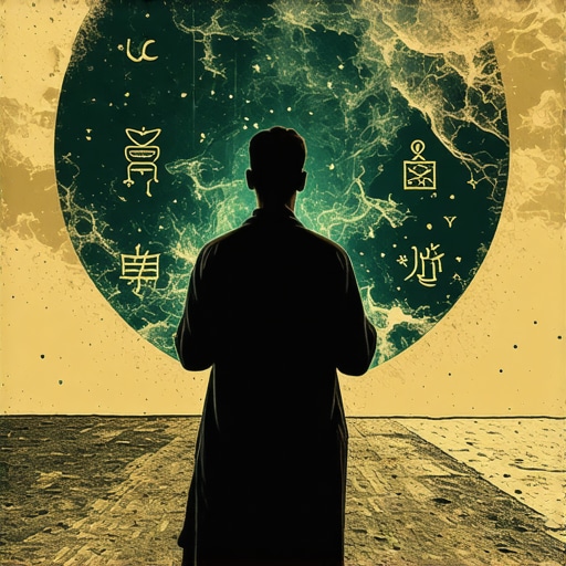 A person contemplating dream symbols in Islamic tradition