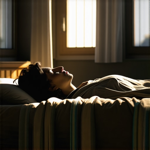 Dreaming of Spiritual Renewal in an Islamic Setting A peaceful Islamic bedroom scene representing spiritual renewal and dreams.