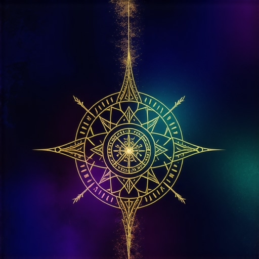 Illustration of wolves in a mystical Islamic dream interpretation setting