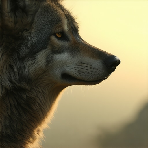 Islamic interpretation of wolf dreams symbolizing enemies and challenges