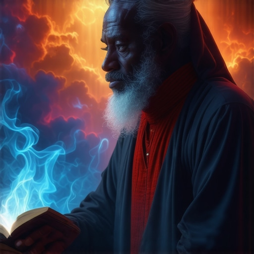 Estudio espiritual y profundo sobre los sueños con Satanás en el Islam Imagen de un erudito islámico reflexionando sobre sueños y espiritualidad, enfocándose en Satanás