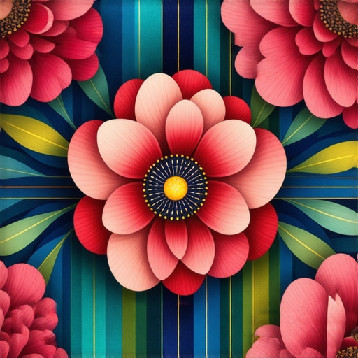 Simbolismo islámico de los sueños con flores Ilustración del simbolismo islámico en sueños con flores vibrantes y espirituales