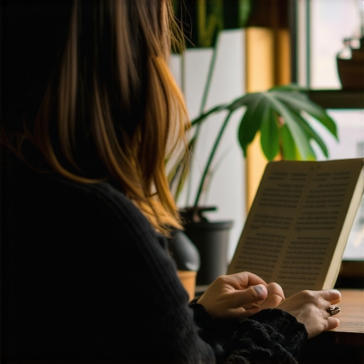 Persona estudiando interpretación de sueños islámicos con libros y computadora.
